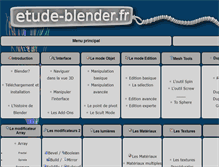 Tablet Screenshot of etude-blender.fr